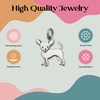 FashionJunkie4Life Dog Necklace for Women | 18” Sterling Silver Necklace