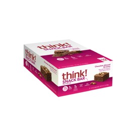 think! Protein Bars with Chicory Root for Fiber, Digestive Support, Gluten Free with Whey Protein Isolate, Chunky Chocolate Peanut, Snack Bars without Artificial Sweeteners, 1.4 Oz (10 Count)