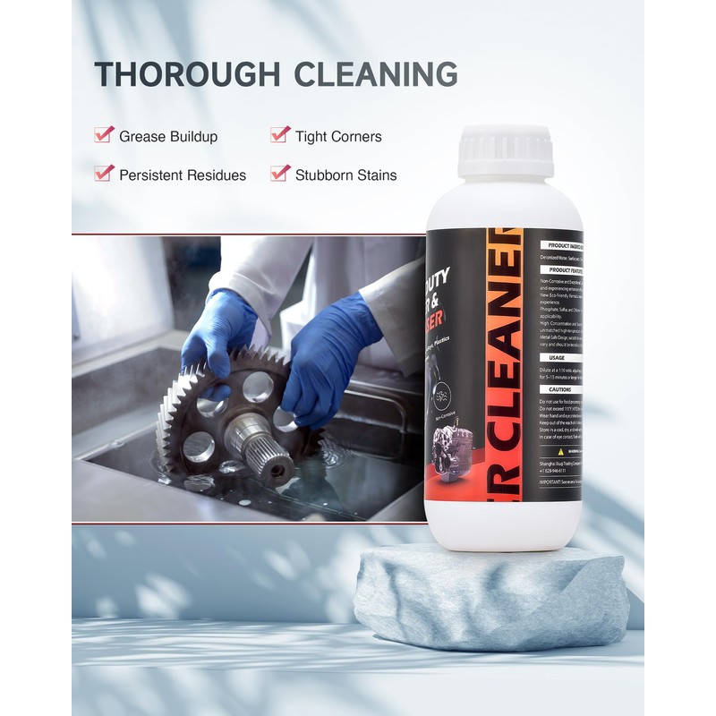 CREWORKS Ultrasonic Cleaner Solution for Carburetors and Engine Parts, 34