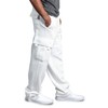 G-Style USA Men's Solid Fleece Heavyweight Cargo Pants FL77 -