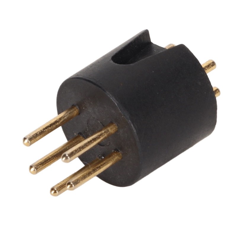 Vinyl Turntable 5 Pin DIN Gold Plated Male Plug Tonearm