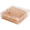 Pioneer Plastics 091C Clear Square Plastic Container, 4.3125" W x
