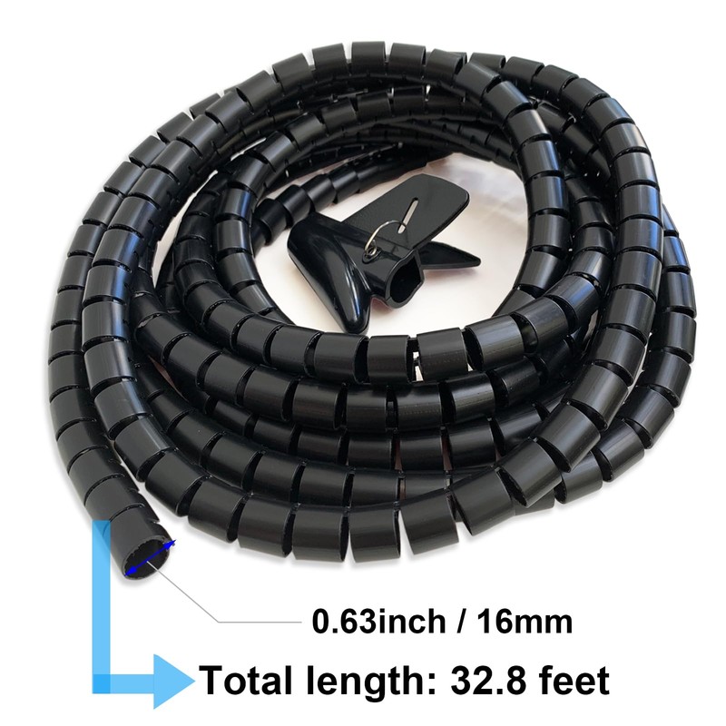 EV Charger Cable Protector, 32.8 FT Electric Car Charger Cable