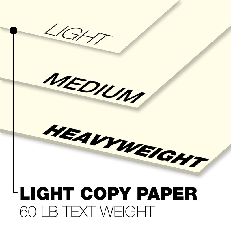 Springhill 11” x 17” Cream Copy Paper, 24lb Bond/60lb Text,