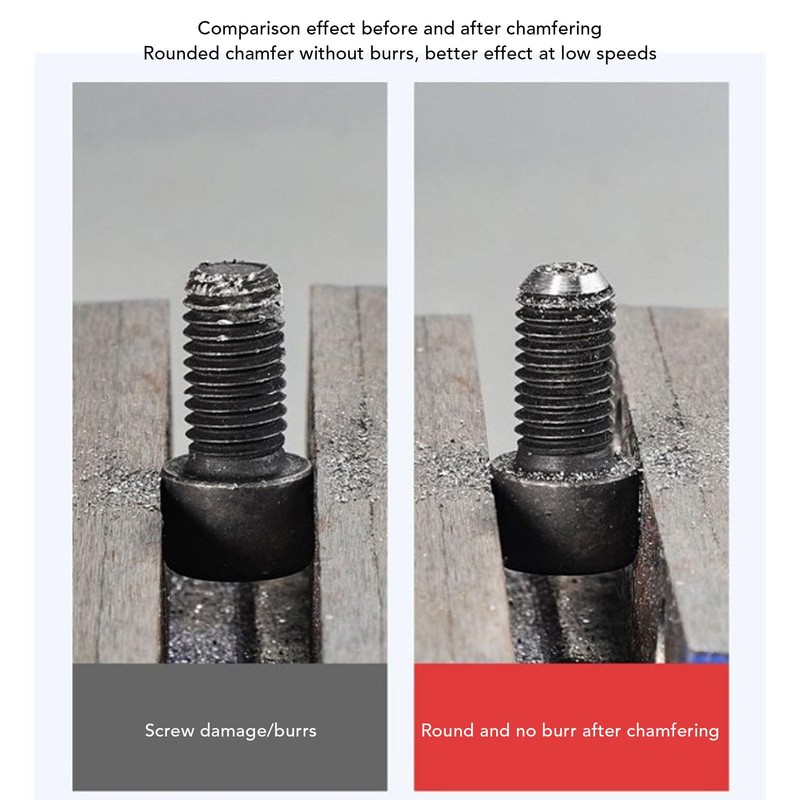Deburring External Chamfer Tool with Tungsten Steel Blade, Deburring Chamfering