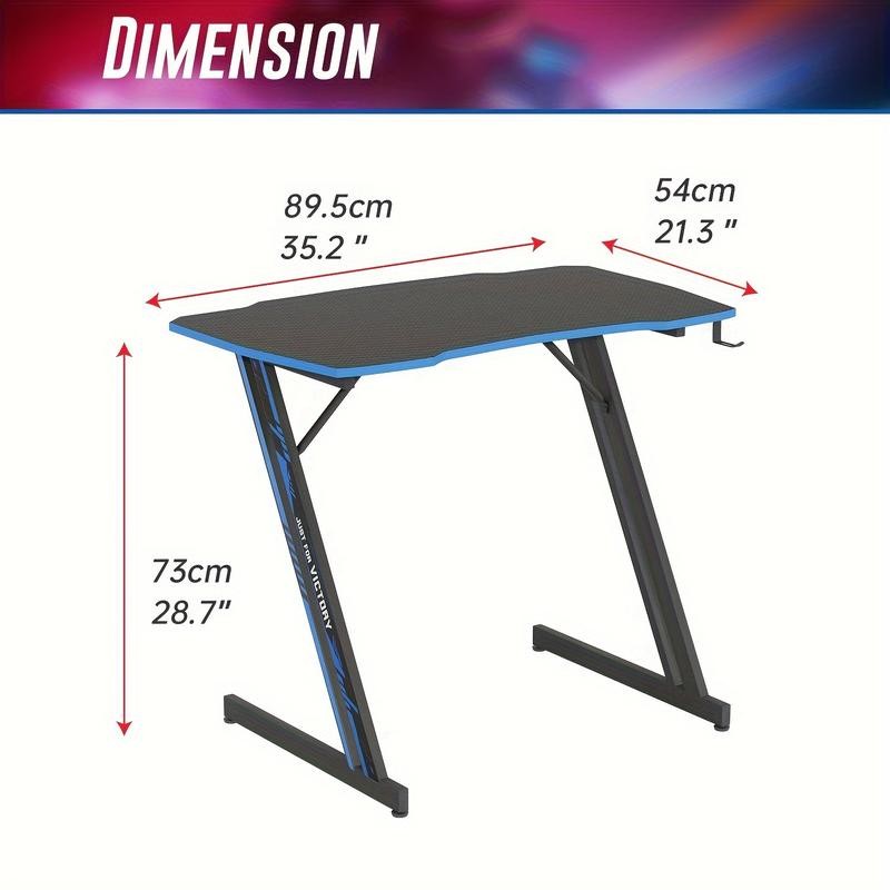 New Gaming Desk Computer Desk Office Deskmodern Z shaped Computer
