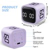 Foyucool Digital Cube Productivity Timer, Rotating Pomodoro Timer with Gravireceptor