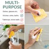 bioGo 12 Pack Biodegradable Kitchen Sponges - Eco-Friendly, Compostable, Natural
