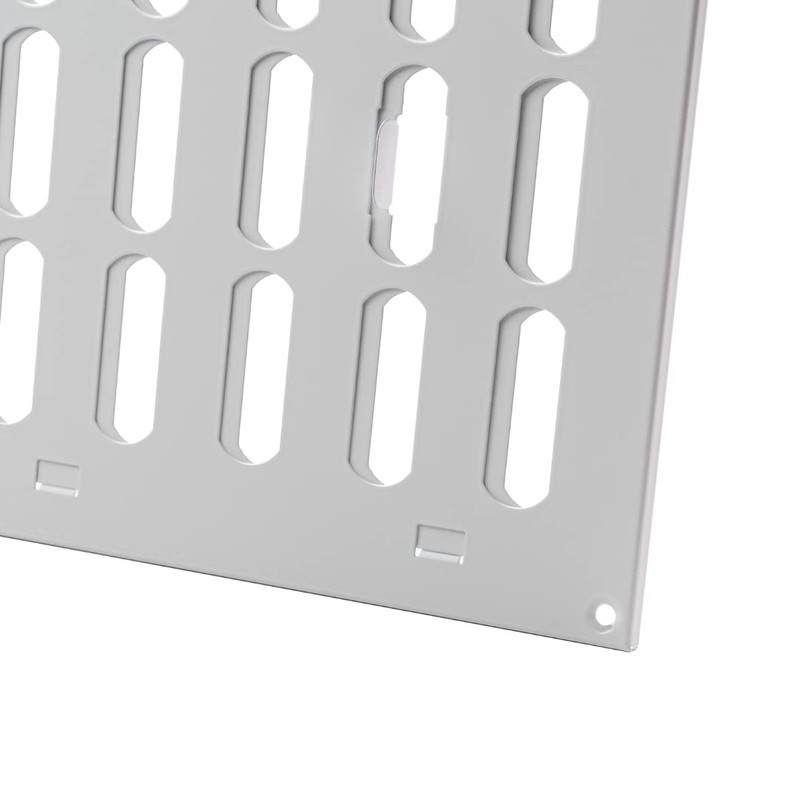 300x200 mm (12x8") Sliding Grille Made of Sheet Steel, White