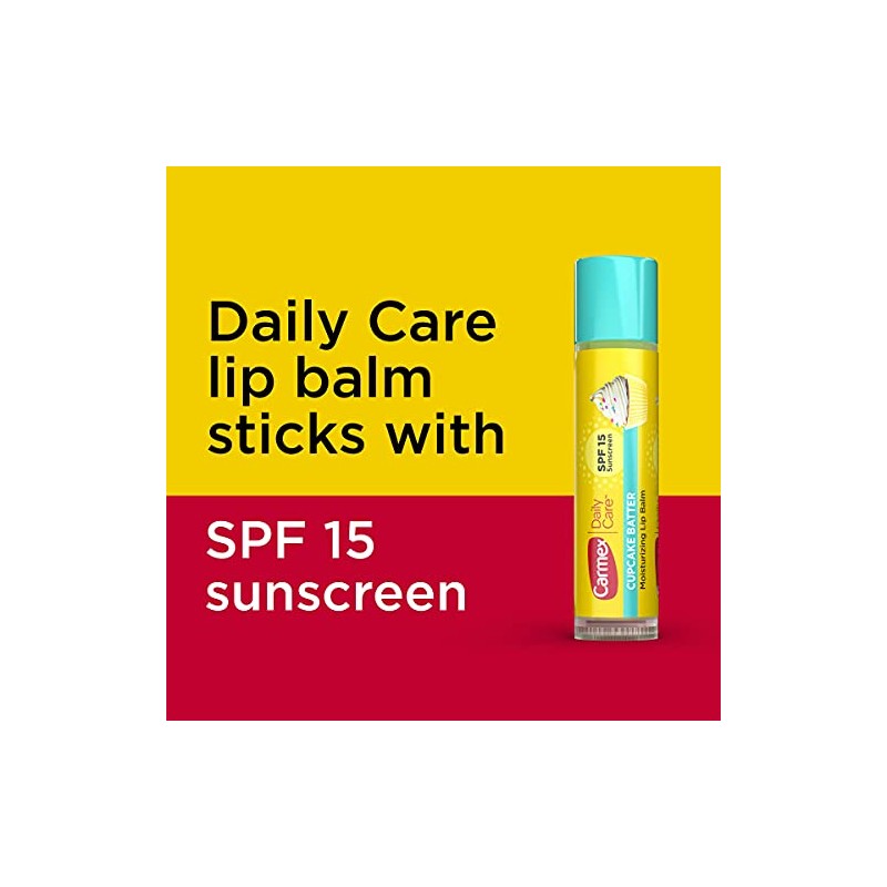 Carmex HOTIME Daily Care Moisturizing Lip Balm with SPF 15,