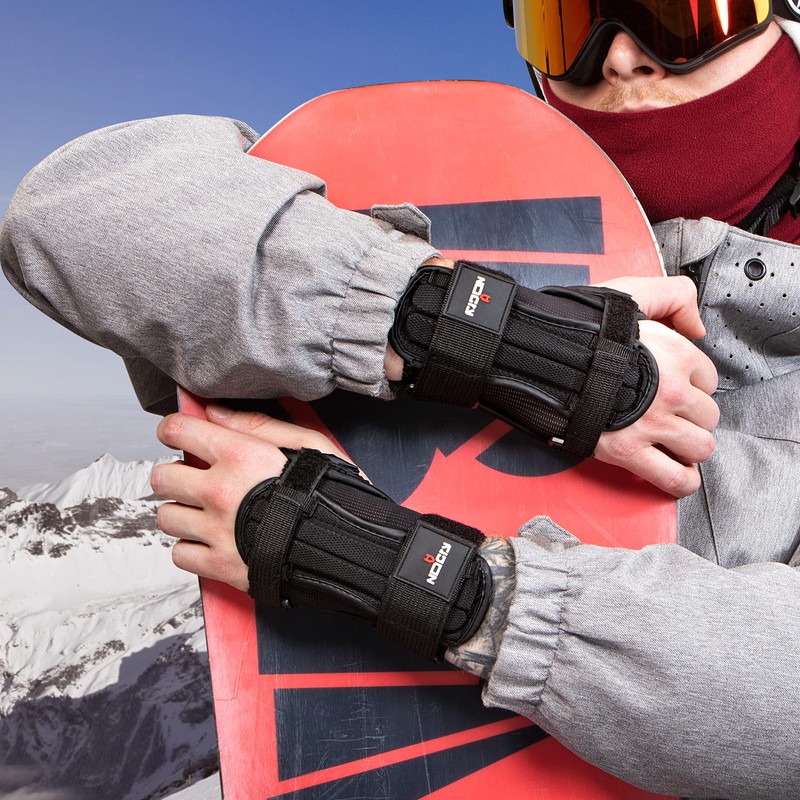 NoCry Wrist Bandages - Soft Wrist Guards for Inline Skates,