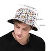 Funny Cute Cats Bucket Hats for Women Men Cartoon Pattern