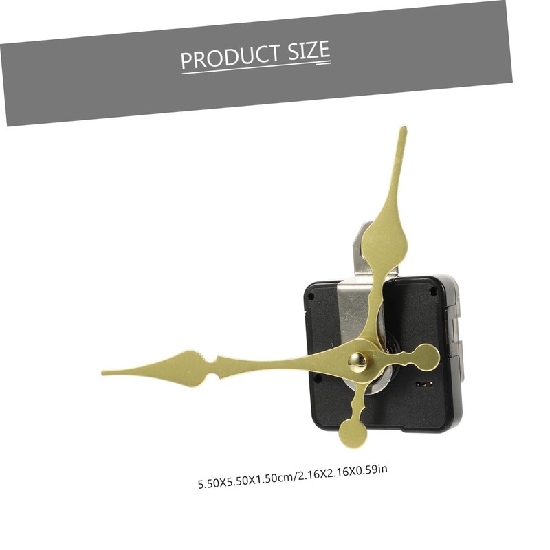 WOONEKY 2 Sets Silent DIY Clock Movement Mechanism Kit for