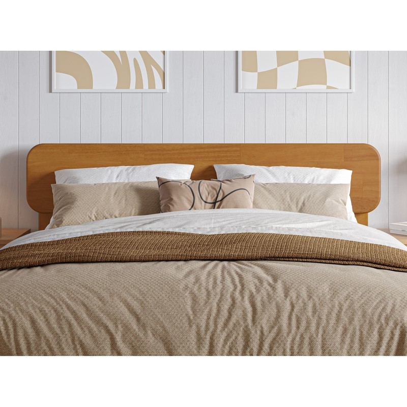 AFI Florence Solid Wood Headboard - Light Toffee - Full