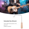 Guitar Hex Wrench Extended 4mm Hex Key Solid Wood Handle