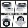CARBBIA 1122000970 Belt Tensioner with Idler Pulley Drive Belt 0002020019