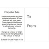 Sienna Glass 10cm Hanging Friendship Ball – Handcrafted Ruby Glass