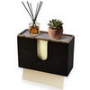 eBun Bamboo Folded Paper Towel Holder – Wall Mount &