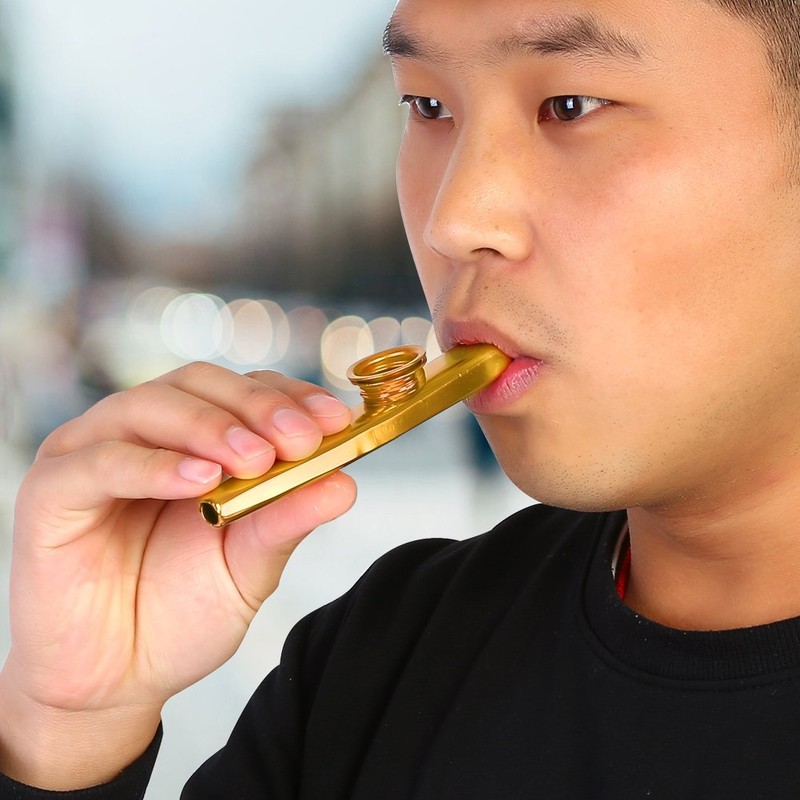 Kazoo Musical Instrument for Music Lovers Aluminum Kazoo Nosing Solo