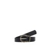 s.Oliver Women's Leather Belt with Clasp Black 85, black
