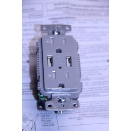 Hubbell USB20AGY USB Charger Receptacle
