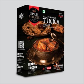 Spice Voyage Makhani Gravy, Tikka Gravy & Korma Gravy - Ready to Eat (Pack 3x300g each) | Serves 3 Each Pack | Delicious Pure Veg Meal in 15 Mins | No Preservatives or Artificial Colors