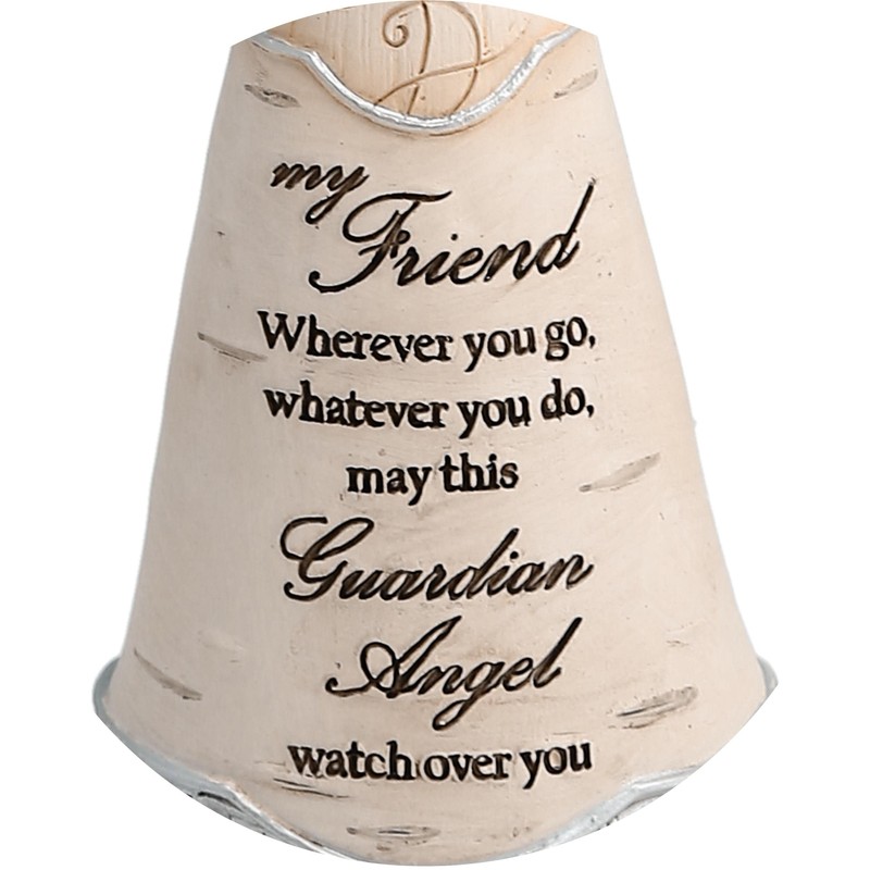 Pavilion Gift Company Love Back 6" Angel Holding Moon, 6",