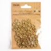1cm Mini Glitter Paper Craft Flowers - Gold (Pack of