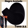 Nutrapel Color Tech Tinte Profesional Tono 2.1 Negro Azulado Tubo