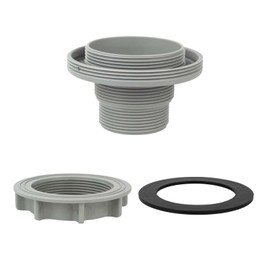 Pool Inlet Strainer for Intex Filter Pumps, Threaded Strainer Connector Kit Replacement Pool Parts and Accessories 10744 10256 10255 - Threaded Inlet Strainers Kit Include Rubber Washer & Strainer Nut