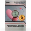 MEDIMETRICS | Kit Baumanómetro Aneroide + Con Estetoscopio Simplex (NEGRO)