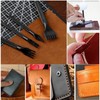 KEWAYO 4-piece Set, Rhombus Perforation, Round Hole Punch Set, Leathercraft,