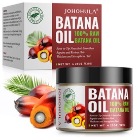 Johohula Batana Oil for Hair Growth: 100% Natural Batana Oil for Strengthening Thin Hair - Hair Care Oil for Women To Nourish Dry Frizz Damaged Split End Hair