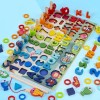 Tablero Juego Educativo Montessori Números Y Animalitos