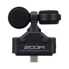Zoom Am7 Micrófono estéreo para Android, estéreo de lado medio, cápsula giratoria para alineación con cámara, para grabación de audio para música, videos, entrevistas y más