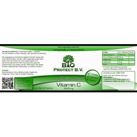 Vitamin C 1000mg – 120 Tablets – High Dose – Time Verzö Gert/Time Release with Rose Hips and Flavonoide Bio Protect