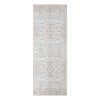 Bloom Rugs Washable Non-Slip 7 ft Runner - Beige/Off White