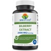 Brieofood Bilberry Extract 2000 mg per Serving 180 Capsules