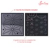 SASHIKO Template 6 in, Black