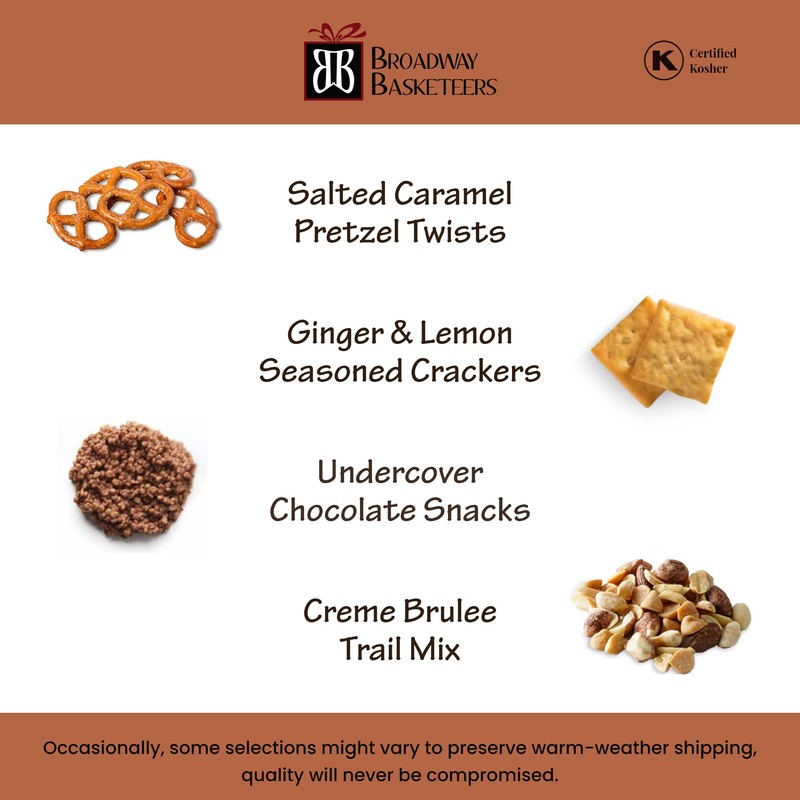 Broadway Basketeers Shiva Gift Tower - A Sympathy Gift