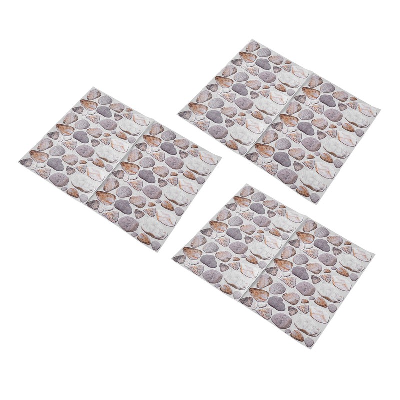 18PCS Tile Stickers Strong Reflection Water Oil Proofing Strong Layering