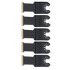 5Pcs Oscillating Tool Saw Blade Multifunctional Professional Titanium Plated Multitool
