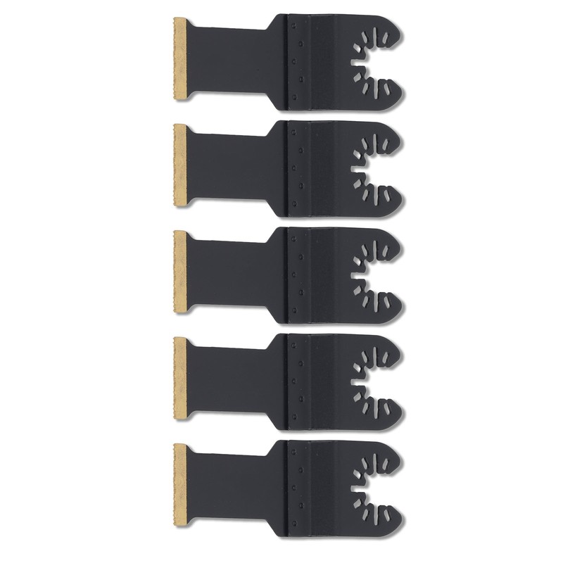 5Pcs Oscillating Tool Saw Blade Multifunctional Professional Titanium Plated Multitool