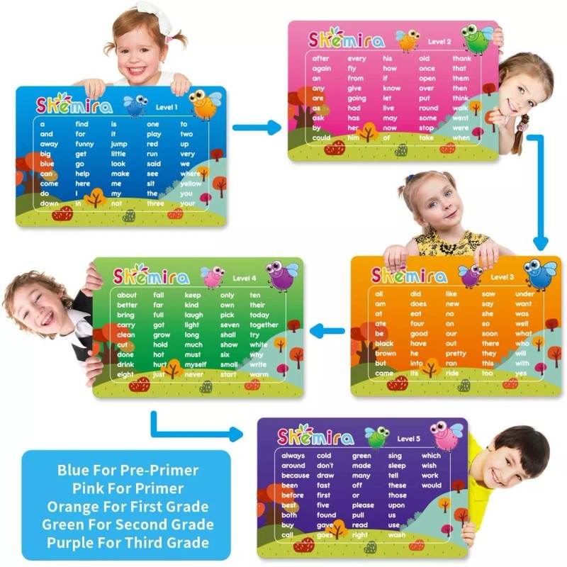 Shemira Shemira Sight Word Swat Game, Sight Word Educational Toy