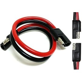 Audiopipe 8 Gauge 12" inch Long Quick Disconnect Polarized Inline Power Cable Wire Harness Install