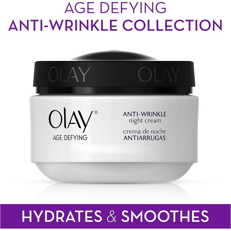Olay Age Defying Anti-Wrinkle Night Face Cream 2 Oz