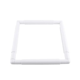 Universal Square Rectangle Plastic Clip Frame for Embroidery Cross Stitch Quilting Needlepoint Silk-Painting Tool(27.9*27.9cm)