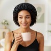 2pcs Large Adjustable Braids Shower Cap for Long Hair Waterproof