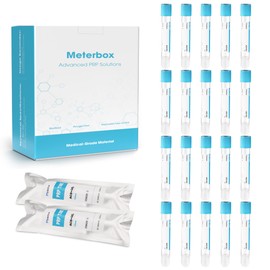 Meterbox 10ml PRP Tubes for PRP Systerm, ACD and Gel Glass Tube, Individually Wrapped Box of 20