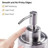 Tiilan Countertop Hand Soap Dispenser, Refillable Stainless Steel Soap Pump